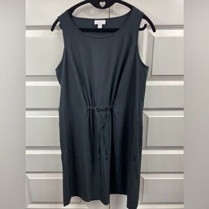 J. Jill FIT Athleisure Tank Dress Pockets Tennis Sports Casual Black Small SM